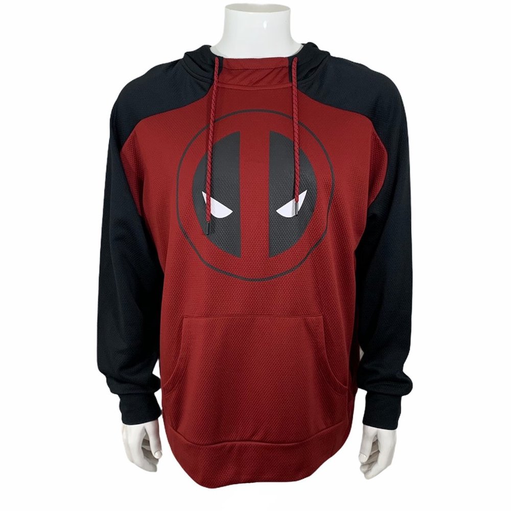 Marvel Red & Black Spiderman Hooded Sweatshirt
